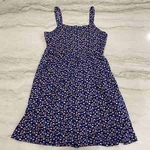 Mia Chica Navy Floral Sundress